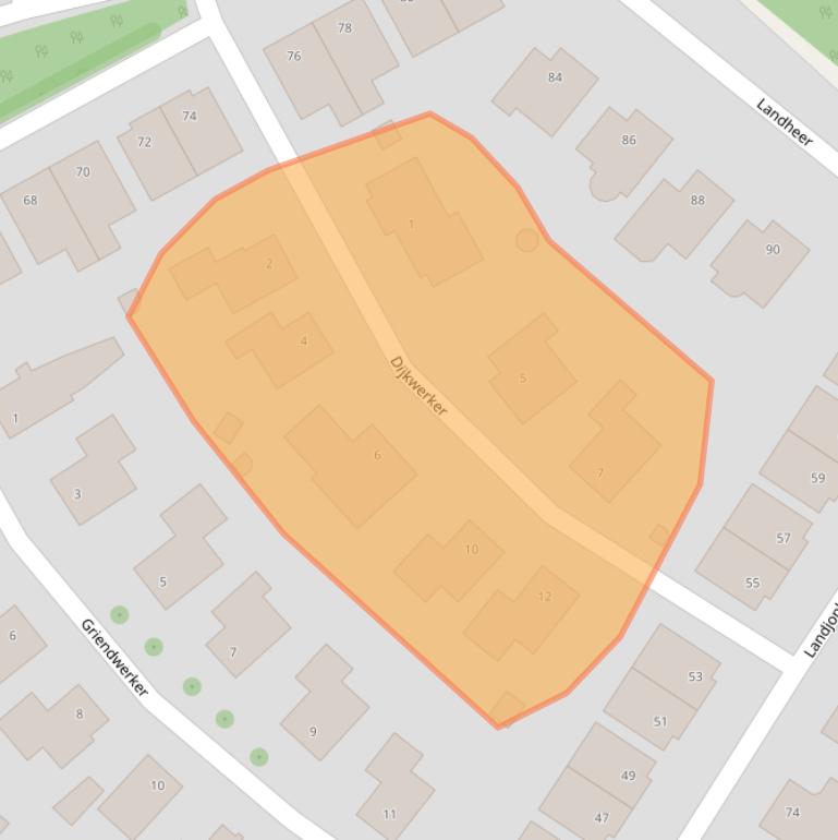 Kaart van postcodegebied 3171HA.