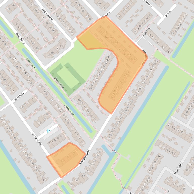 Kaart van postcodegebied 3171PE.