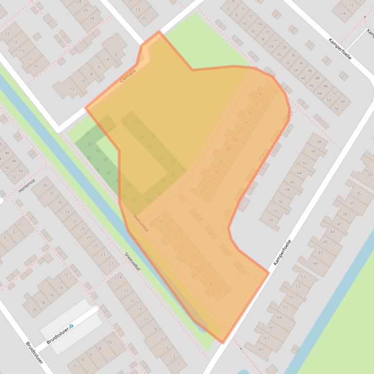 Kaart van postcodegebied 3171PJ.