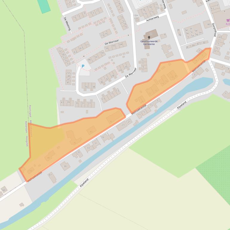 Kaart van postcodegebied 3171TB.
