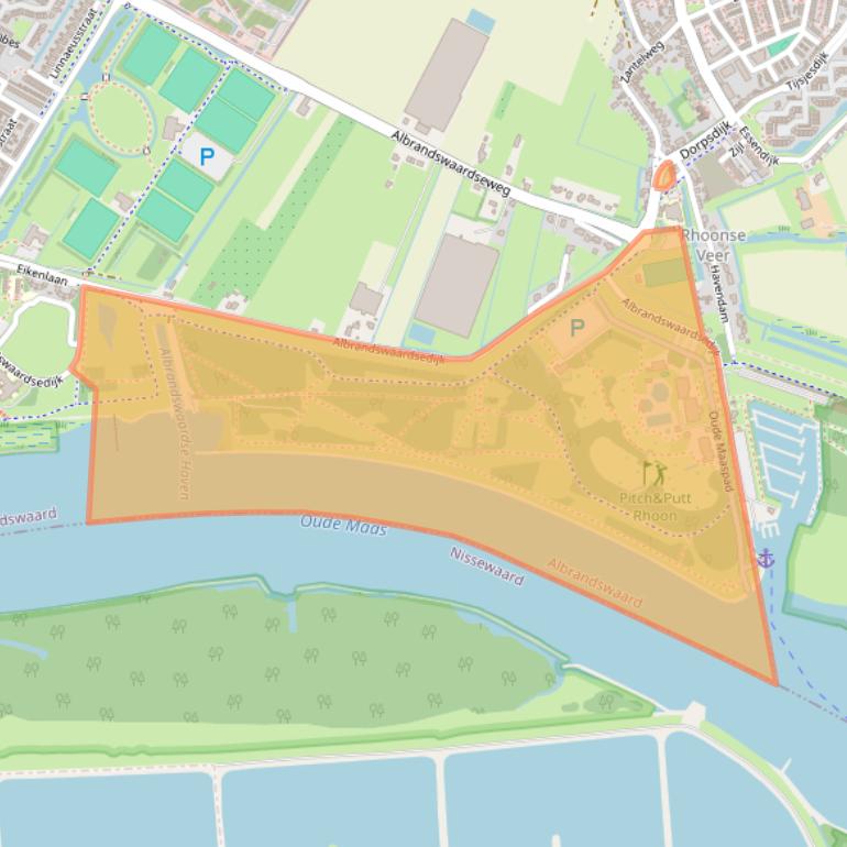 Kaart van postcodegebied 3172XB.