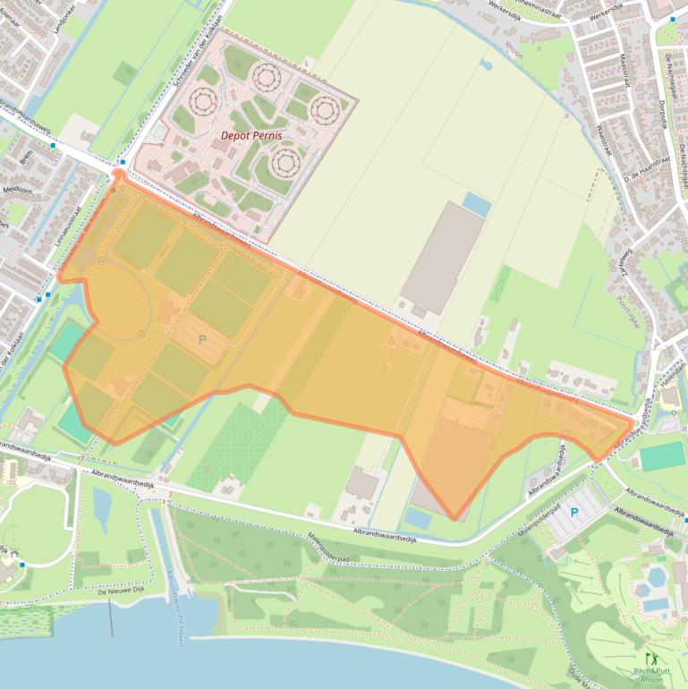 Kaart van postcodegebied 3172XC.