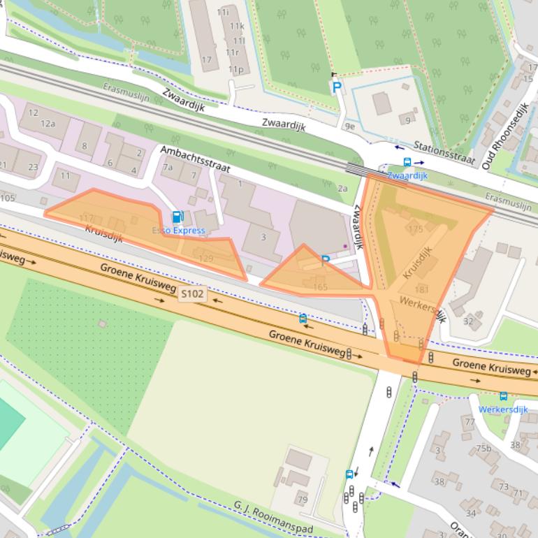 Kaart van postcodegebied 3176PJ.