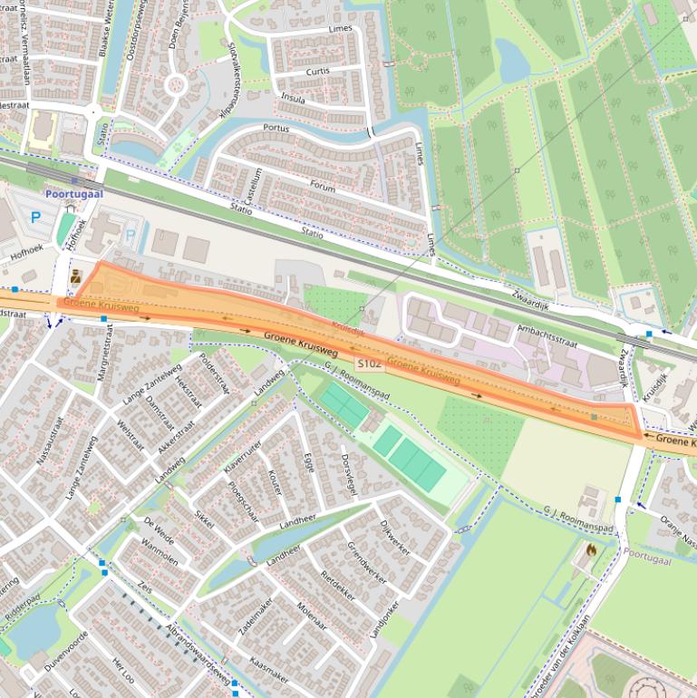 Kaart van postcodegebied 3176PK.