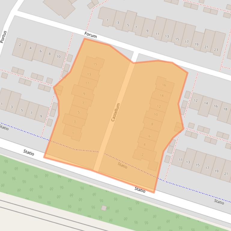 Kaart van postcodegebied 3176TA.