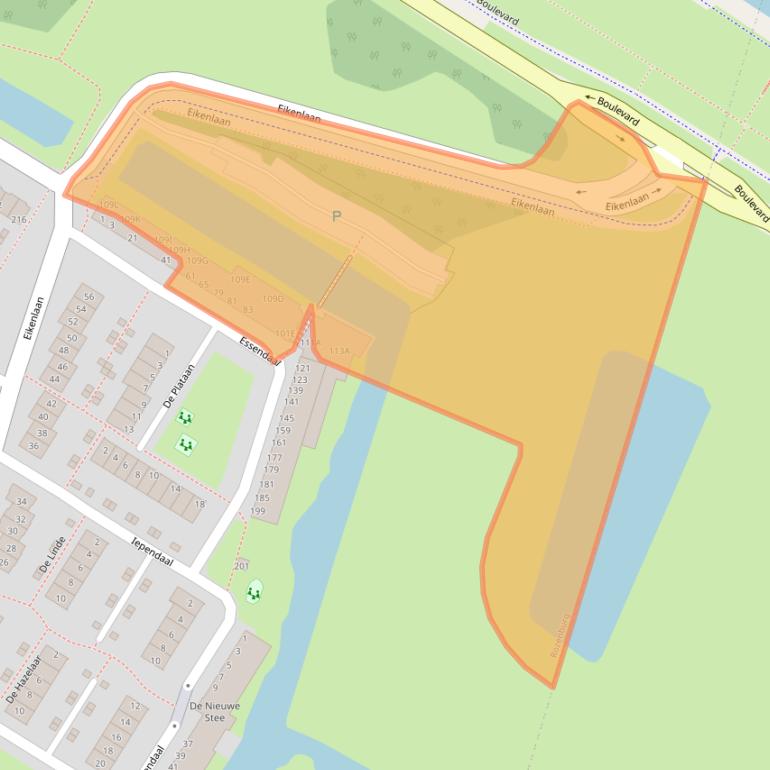 Kaart van postcodegebied 3181AE.