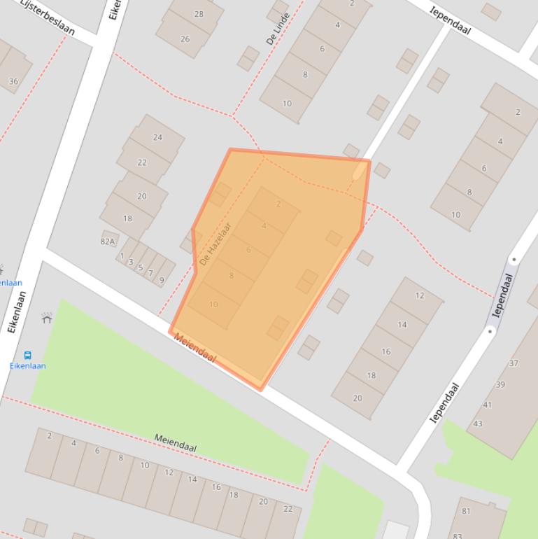 Kaart van postcodegebied 3181AJ.