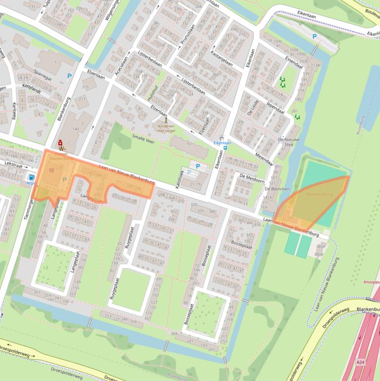 Kaart van postcodegebied 3181AL.