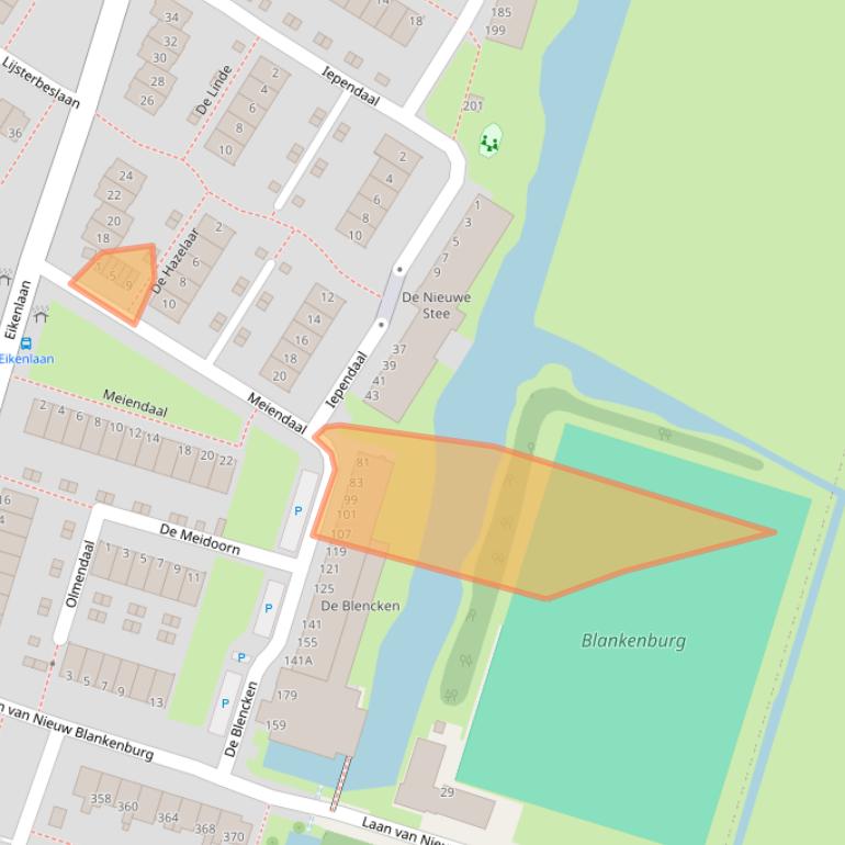 Kaart van postcodegebied 3181AR.