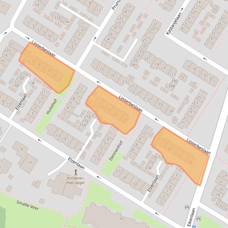 Kaart van postcodegebied 3181BM.