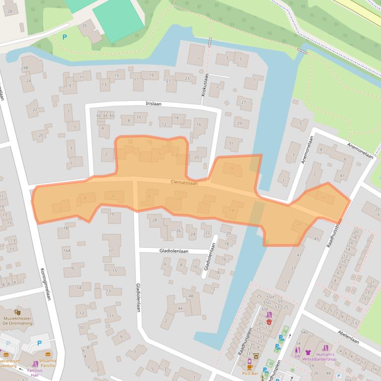 Kaart van postcodegebied 3181CB.