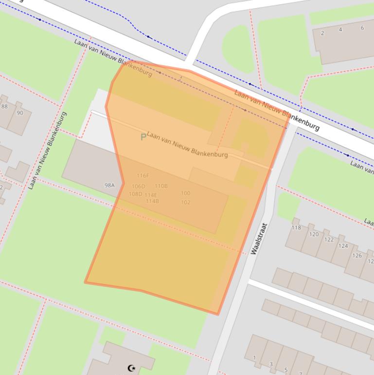 Kaart van postcodegebied 3181DD.