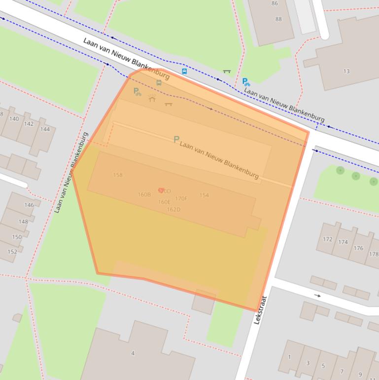Kaart van postcodegebied 3181DG.