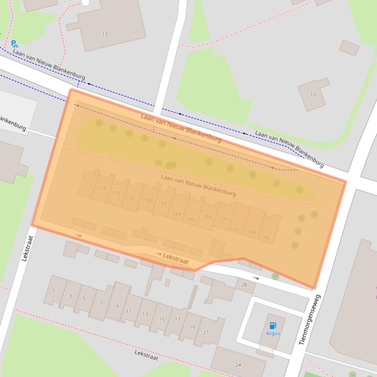 Kaart van postcodegebied 3181DH.