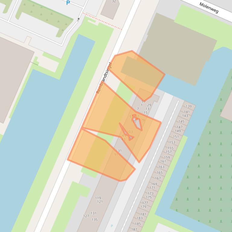 Kaart van postcodegebied 3181DK.