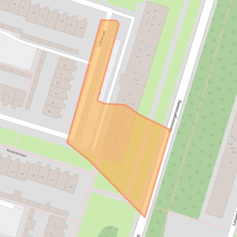 Kaart van postcodegebied 3181EE.