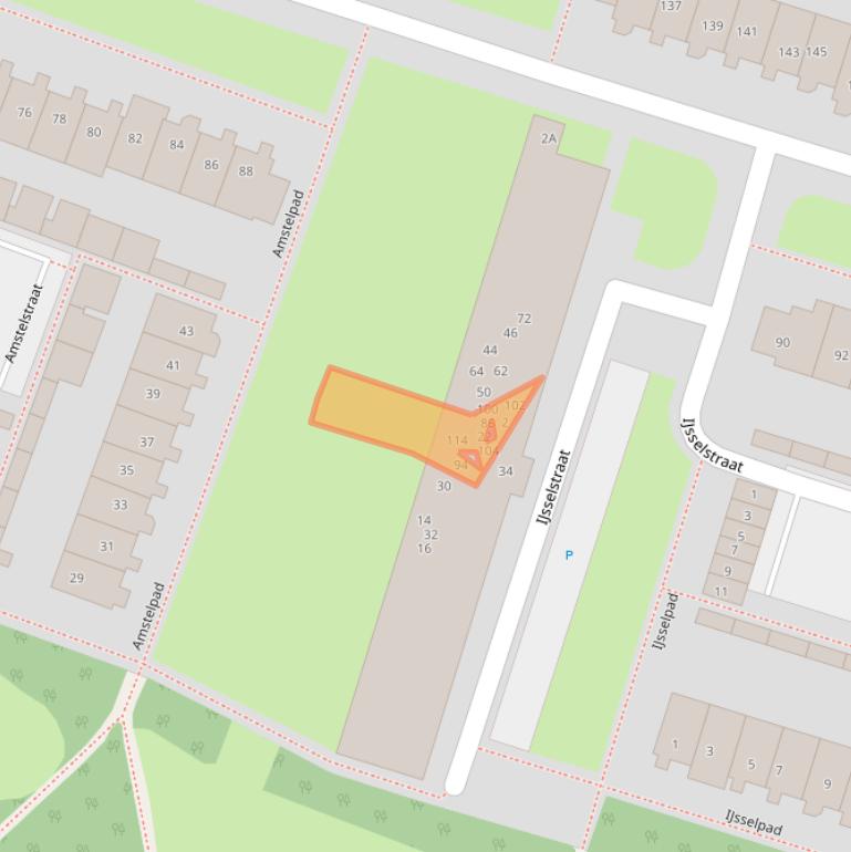 Kaart van postcodegebied 3181ER.