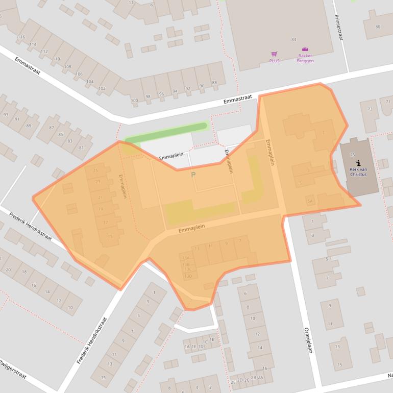 Kaart van postcodegebied 3181HB.