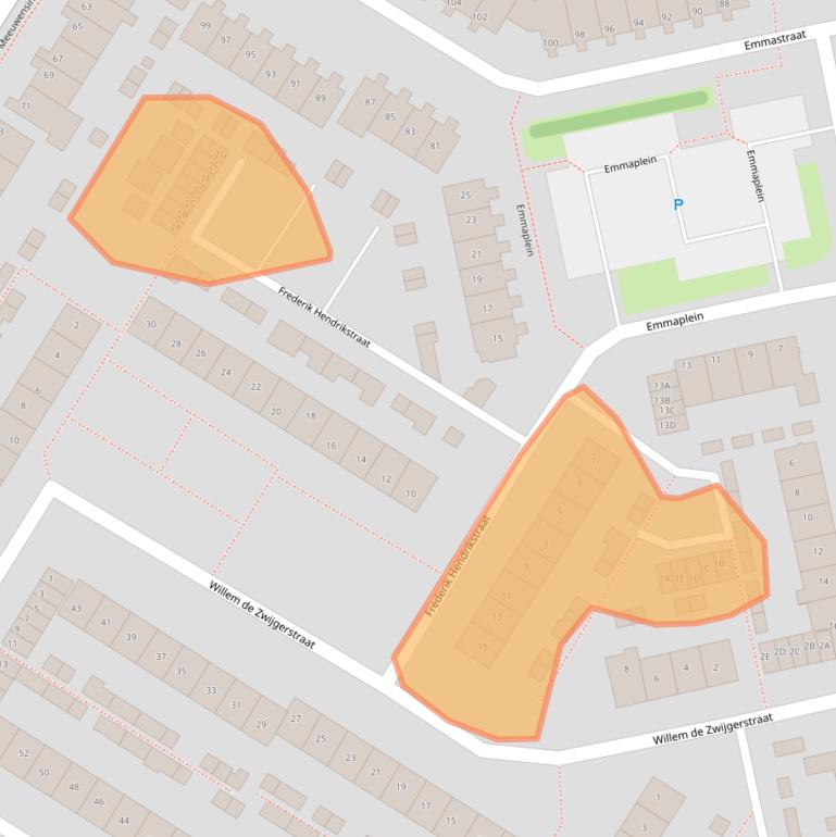 Kaart van postcodegebied 3181HD.