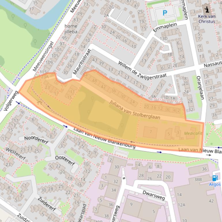Kaart van postcodegebied 3181HH.