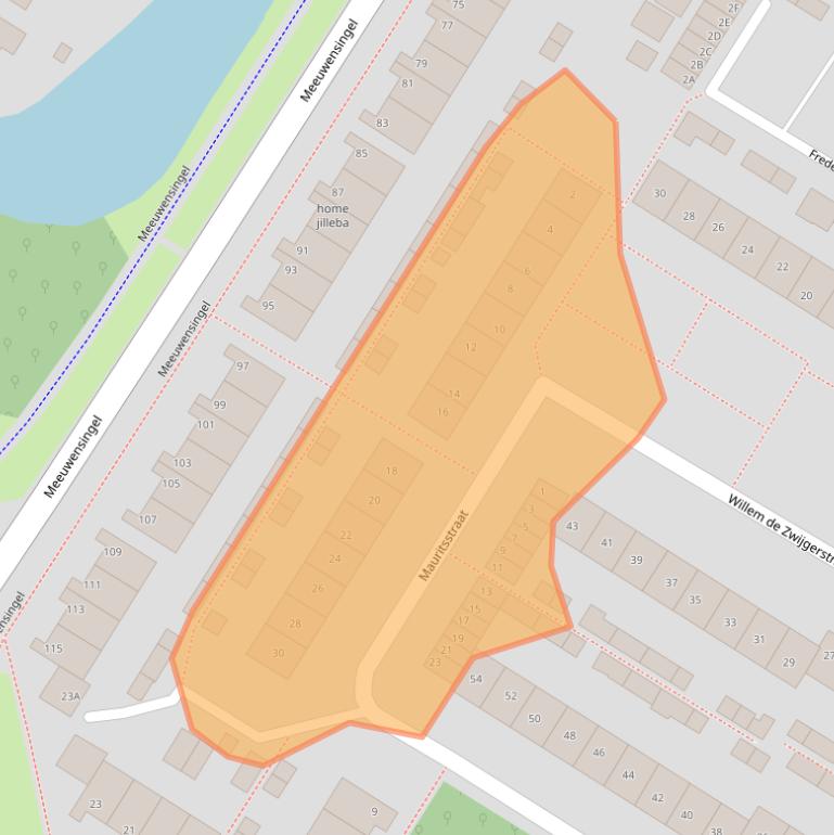 Kaart van postcodegebied 3181HJ.