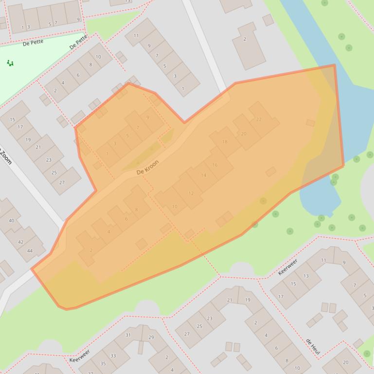 Kaart van postcodegebied 3181MD.