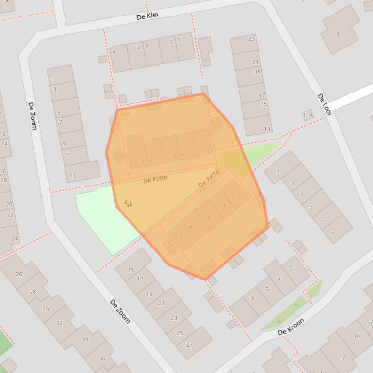 Kaart van postcodegebied 3181MJ.
