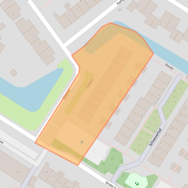 Kaart van postcodegebied 3181NP.