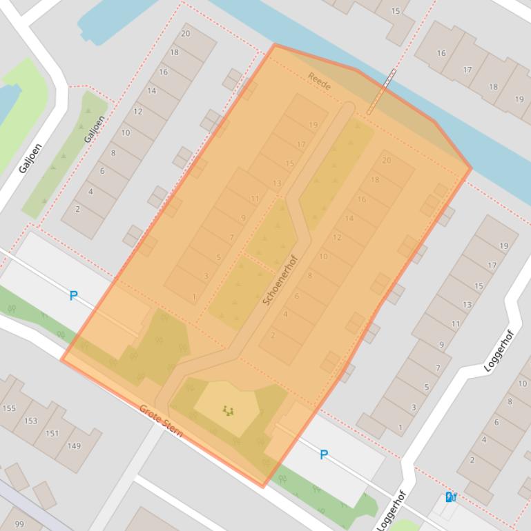 Kaart van postcodegebied 3181NR.