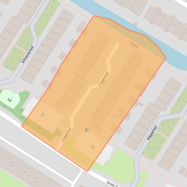 Kaart van postcodegebied 3181NS.