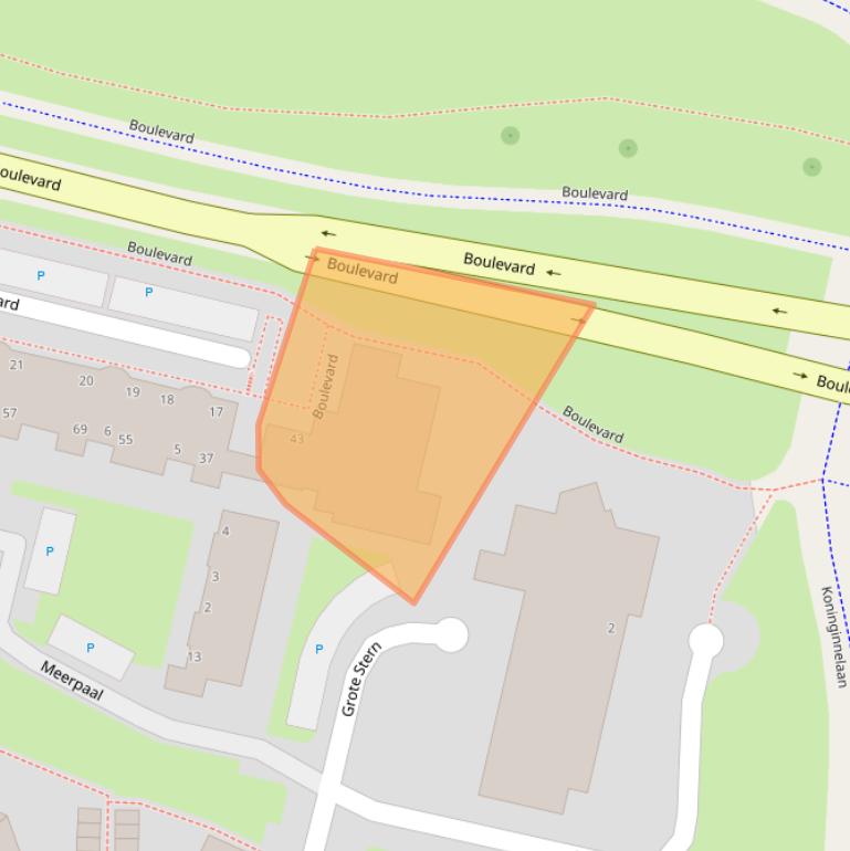 Kaart van postcodegebied 3181NX.