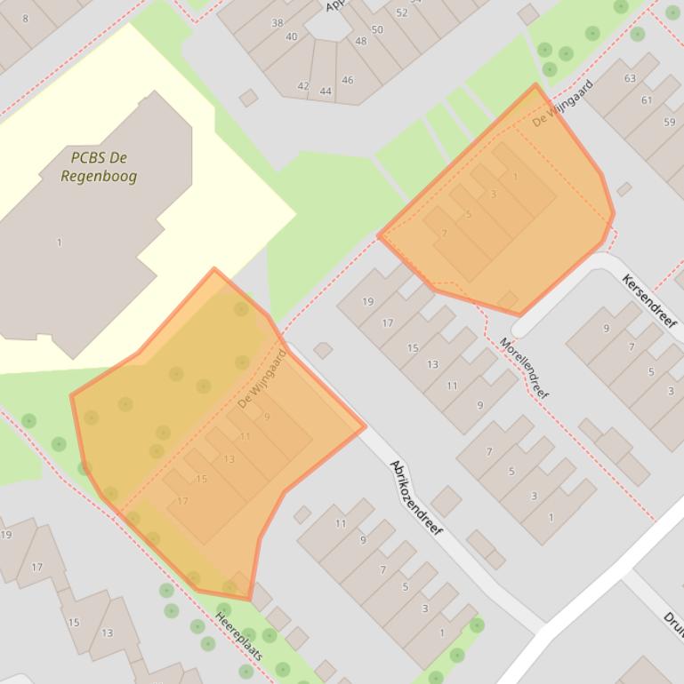 Kaart van postcodegebied 3181PJ.