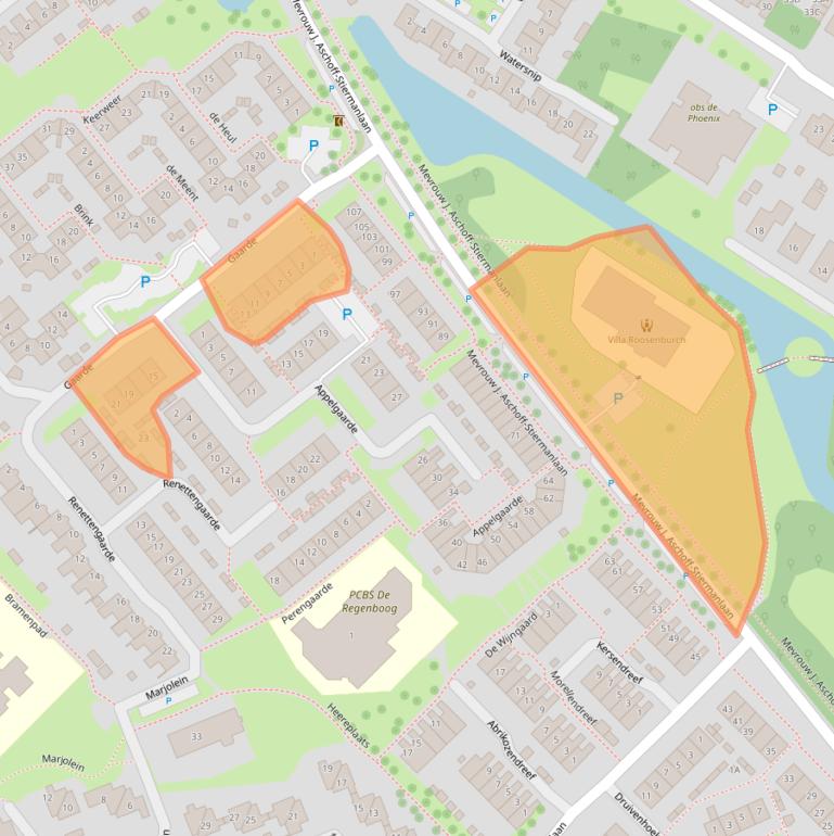 Kaart van postcodegebied 3181PM.