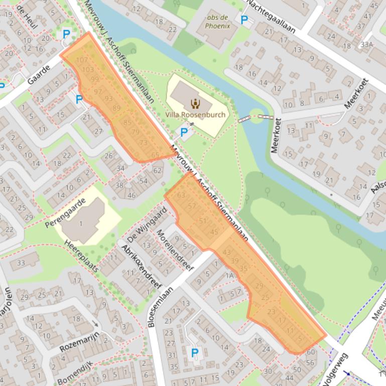 Kaart van postcodegebied 3181PN.