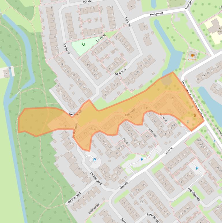 Kaart van postcodegebied 3181PP.