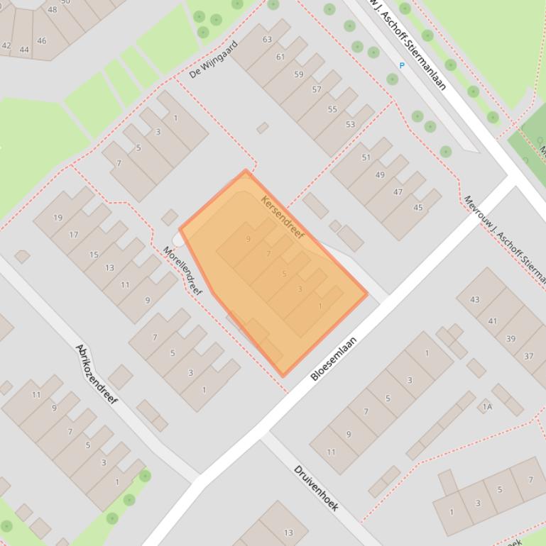 Kaart van postcodegebied 3181PR.