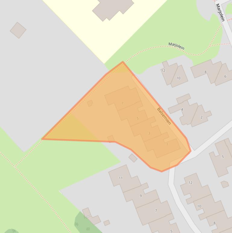 Kaart van postcodegebied 3181RA.