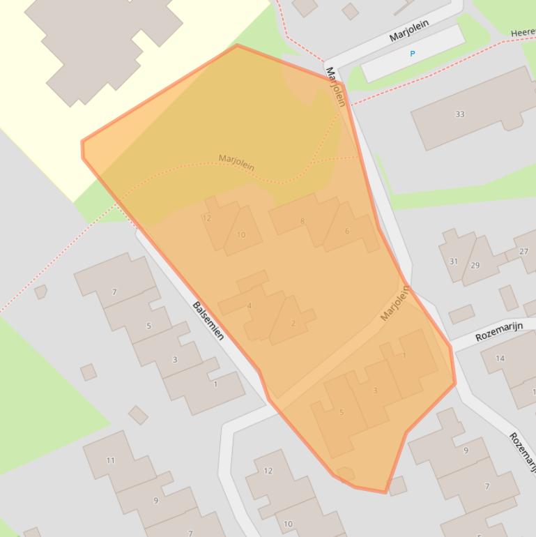 Kaart van postcodegebied 3181RM.