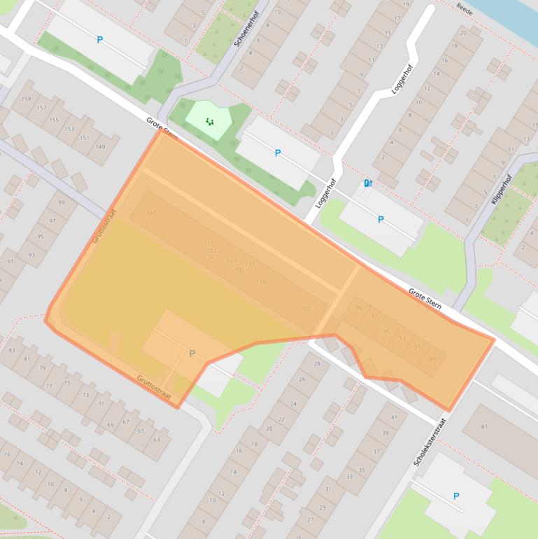 Kaart van postcodegebied 3181SE.