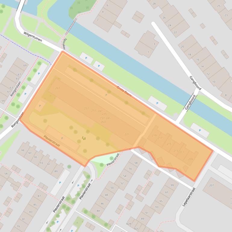 Kaart van postcodegebied 3181SH.