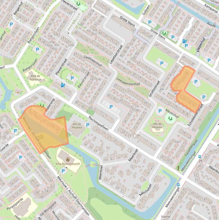 Kaart van postcodegebied 3181SP.