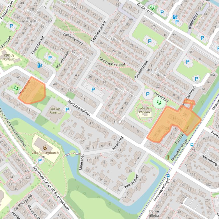 Kaart van postcodegebied 3181SR.