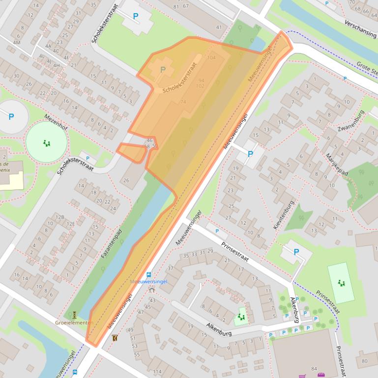 Kaart van postcodegebied 3181ST.