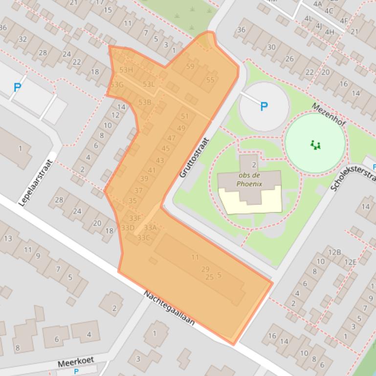 Kaart van postcodegebied 3181TA.