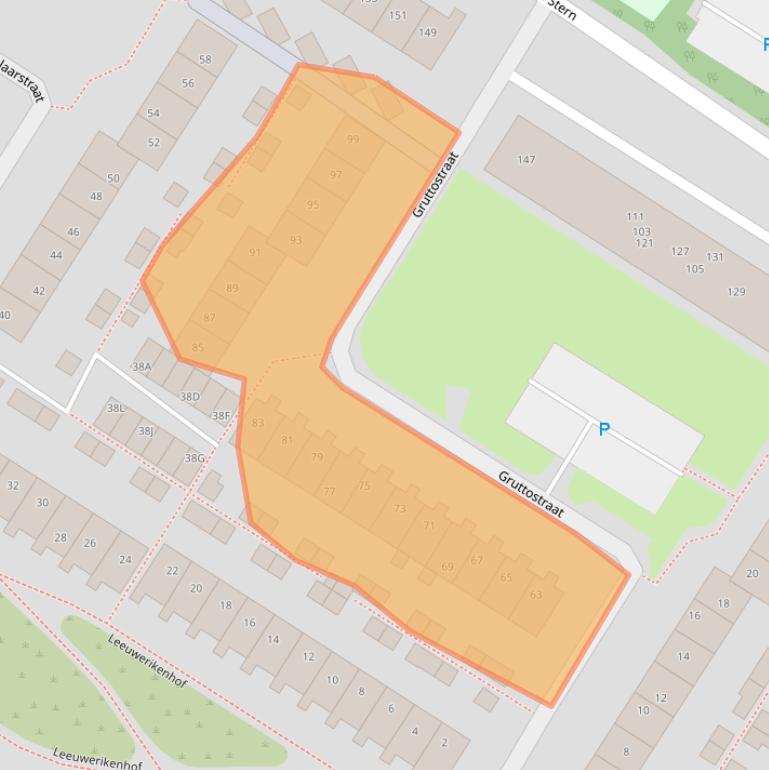 Kaart van postcodegebied 3181TB.