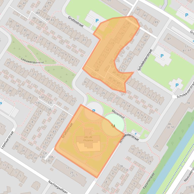 Kaart van postcodegebied 3181TC.