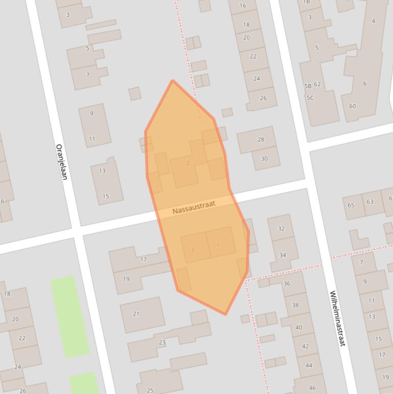 Kaart van postcodegebied 3181VD.