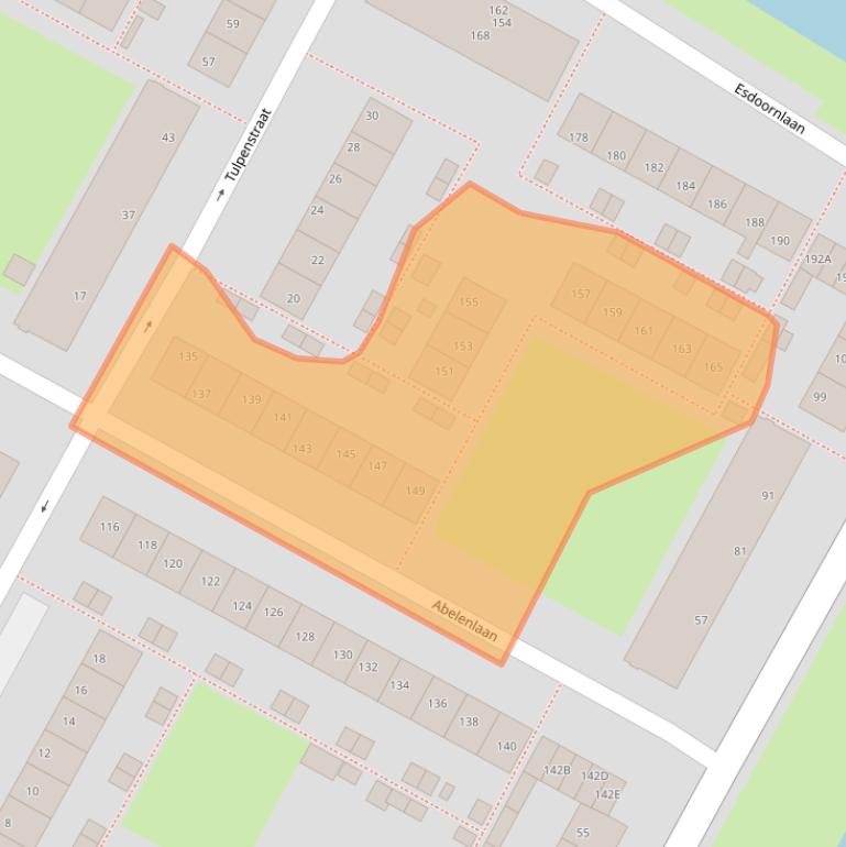 Kaart van postcodegebied 3181WD.