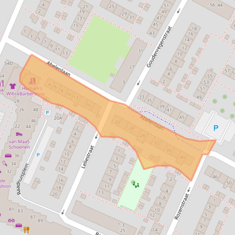 Kaart van postcodegebied 3181WE.