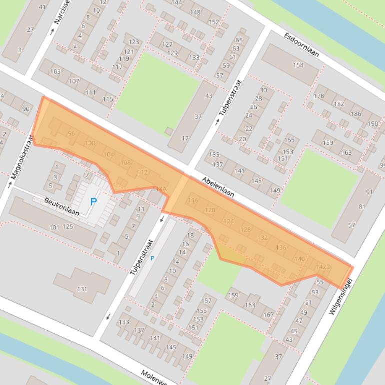 Kaart van postcodegebied 3181WH.